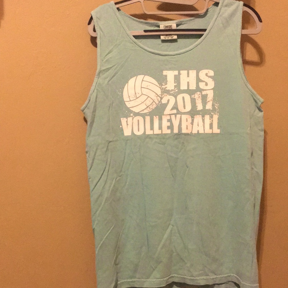 BLUE VOLLEYBALL TANK